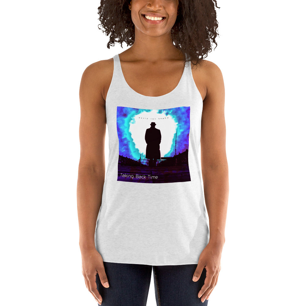 Taking Back Time album cover Women's Racerback Tank