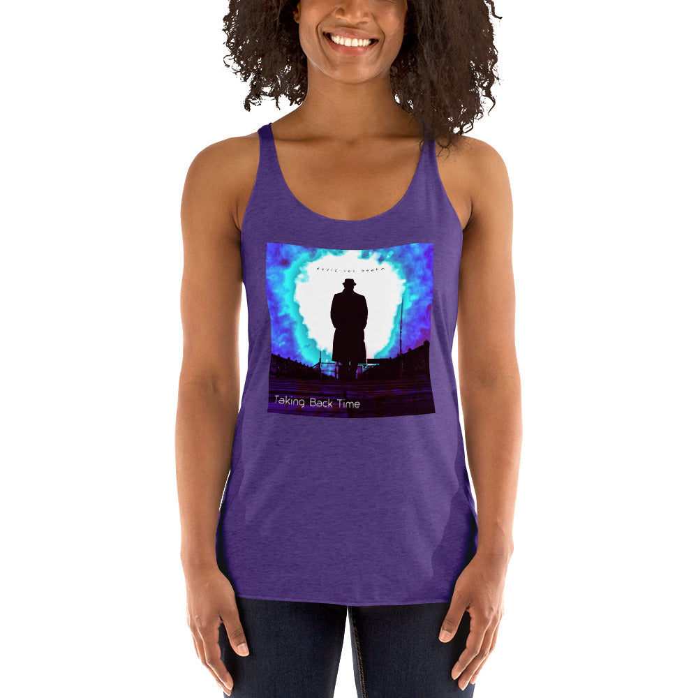 Taking Back Time album cover Women's Racerback Tank