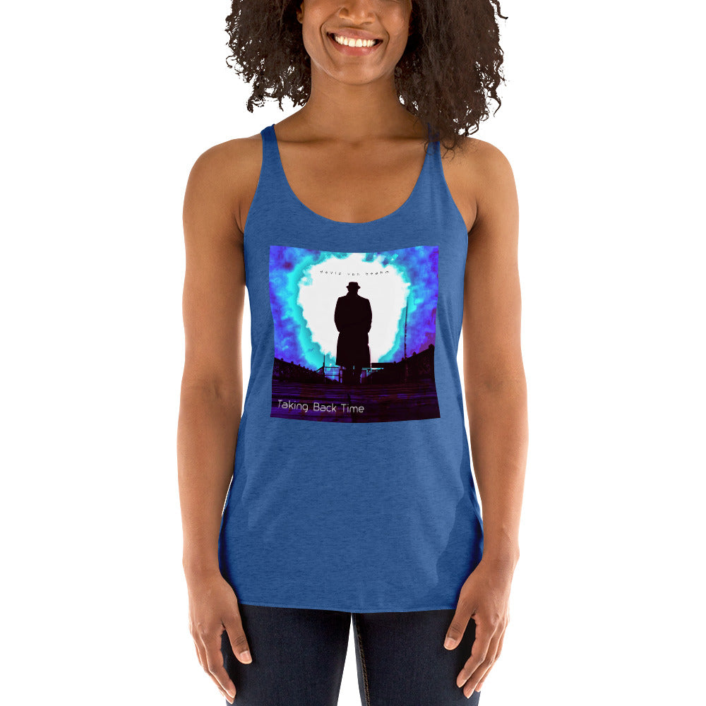 Taking Back Time album cover Women's Racerback Tank